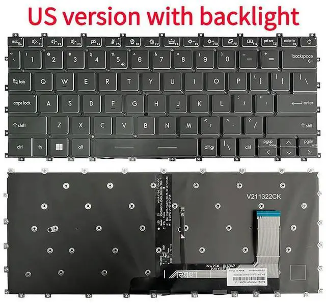 Main image of US English Laptop Keyboard For Modern 14 C5M C7M C11M C12MO C13M MS-14JK MS-14J MS-14J3 MS-14J1