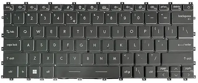 Alt view image 2 of 3 - US English Laptop Keyboard For Modern 14 C5M C7M C11M C12MO C13M MS-14JK MS-14J MS-14J3 MS-14J1