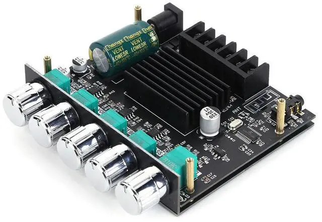 Alt view image 4 of 4 - ZK-MT21 Bluetooth-compatible 2.1 Channel Bass Power Subwoofer Amplifier Board