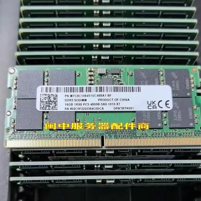 Main image of For Micron 16G 1RX8 PC5-4800B Notebook Memory MTC8C1084S1SC48BA1 DDR5