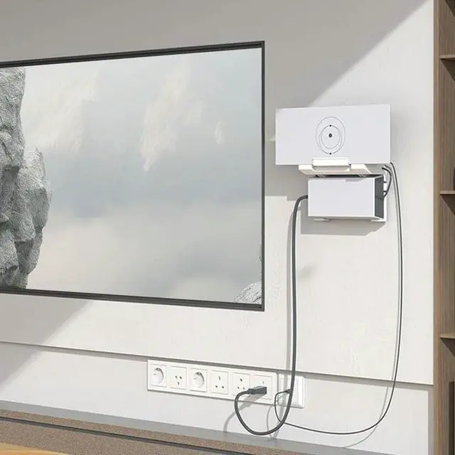 Alt view image 4 of 4 - For Starlink Gen 3 Router Mount 2 in 1 Satellite Internet Kit Space Saving Wall Mount Router Bracket for Router and Power Supply