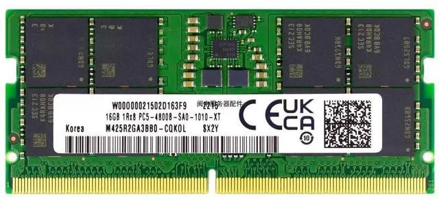 Main image of For M425R2GA3BB0-CQK0D Notebook Memory 16G 1RX8 DDR5 4800 PC5-4800B