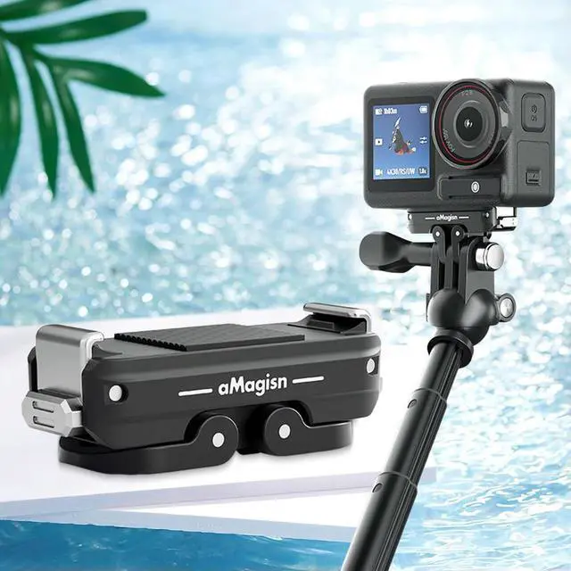 Main image of Camera Expansion Bracket 2-Prong & 1/4 Thread Camera Quick Release Base Expansion Adapter for OSMO Action 5 Pro/4/3