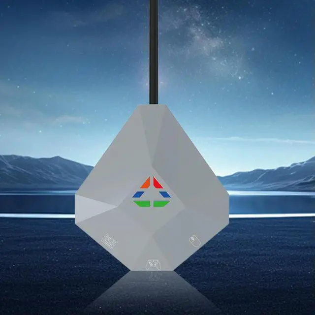 Alt view image 2 of 4 - USB Wired Keyboard and Mouse Adapter LED Indicator Converter Keyboard and Mouses Converter for NS/4/3