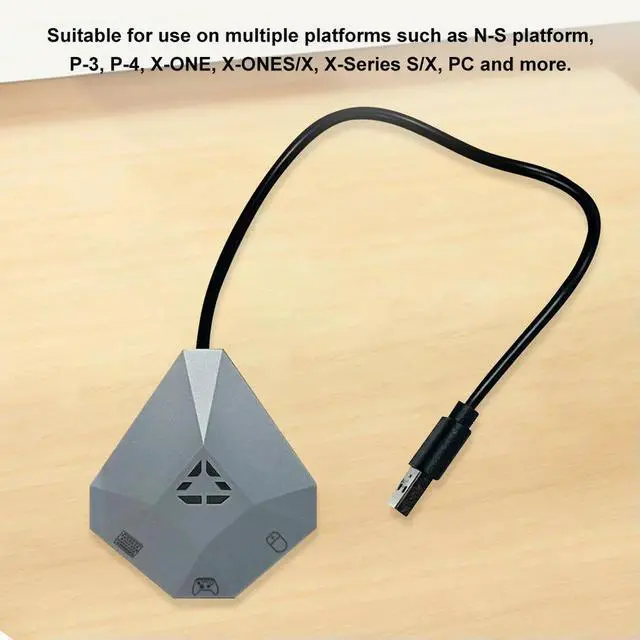 Alt view image 4 of 4 - USB Wired Keyboard and Mouse Adapter LED Indicator Converter Keyboard and Mouses Converter for NS/4/3