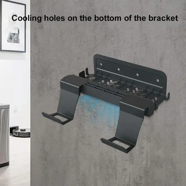 Alt view image 2 of 4 - Console Holder Stand with 8 Game Card Holders and Controller Hooks Organizer for Nintendo Switch2 Game Accessories