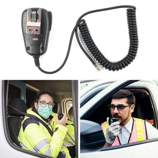Alt view image 2 of 4 - MH-48 Microphone Speaker 6 Pin DTMF Walkie Talkie Hand Microphone Radio Speaker Mic for Yaesu FT-8800R FT-8900R FT-790
