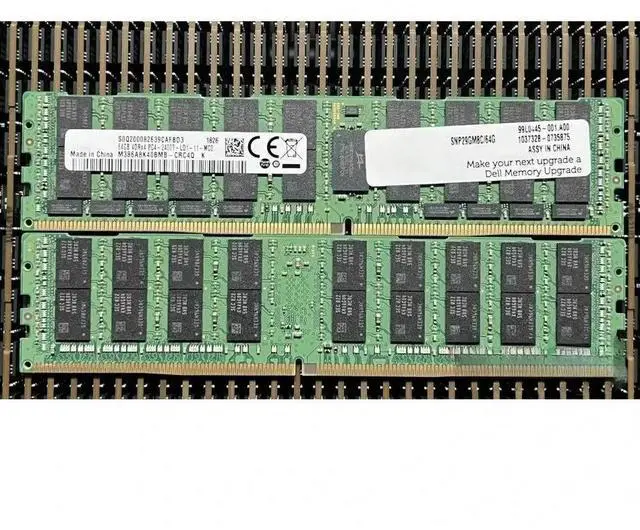 Main image of For A8711890 SNP29GM8C/64G 4Rx4 DDR4 LRDIMM 2400 server memory