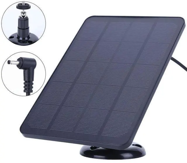 Alt view image 2 of 4 - 4W 5V Solar Charger Waterproof Adjustable Wall Mount Bracket with 9.8FT Charging Cable for Ring Stick Up&Spotlight Cam