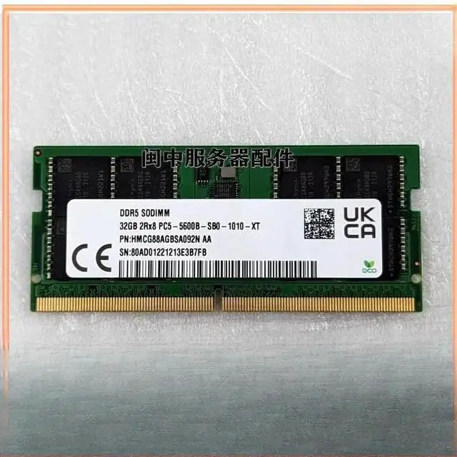 Main image of For SK Hynix HMCG88AGBSA253N Notebook memory 32G PC5 5600B DDR5 5600