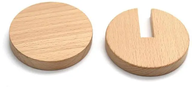 Alt view image 4 of 7 - born Infant Wooden Toys Exercise Hand Grasp Toy Interlocking Discs Solid Wood Preschool Children Toys