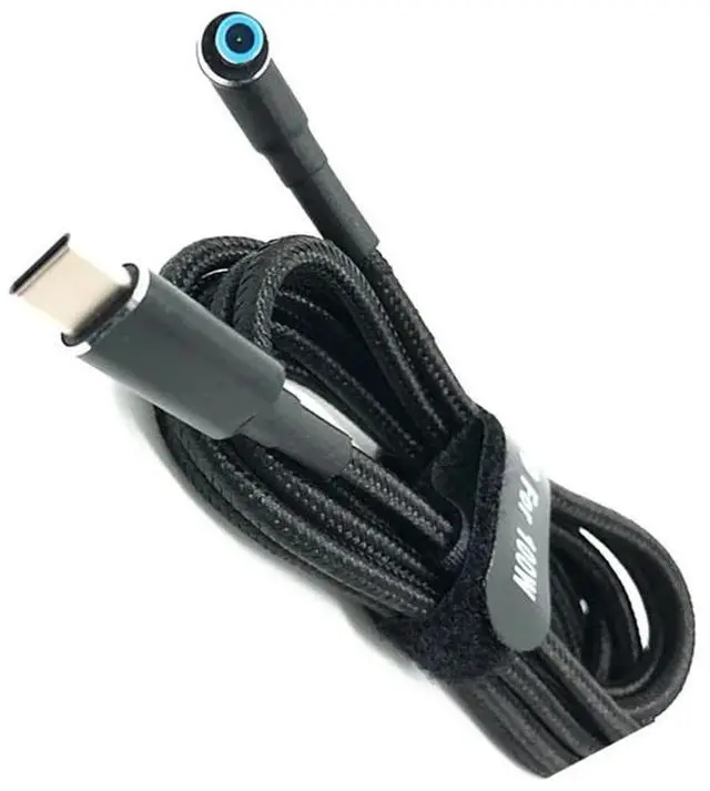 Alt view image 3 of 7 - USB C to Laptop Charging Cable Adapter Type C to DC 4.5 x 3.0mm Converter 100W PD Power Charger Supply Cord for