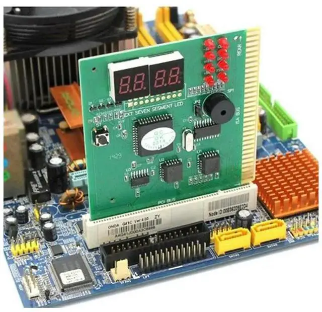 Alt view image 4 of 7 - AK PCI & ISA Motherboard Tester Diagnostics Display 4-Digit PC Computer Mother Board Debug Post Card Analyzer