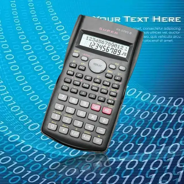 Alt view image 2 of 7 - Scientific Calculator with 240 Functions and 2-Line Screen Multi-purpose Portable Student Calculator for Math Teaching