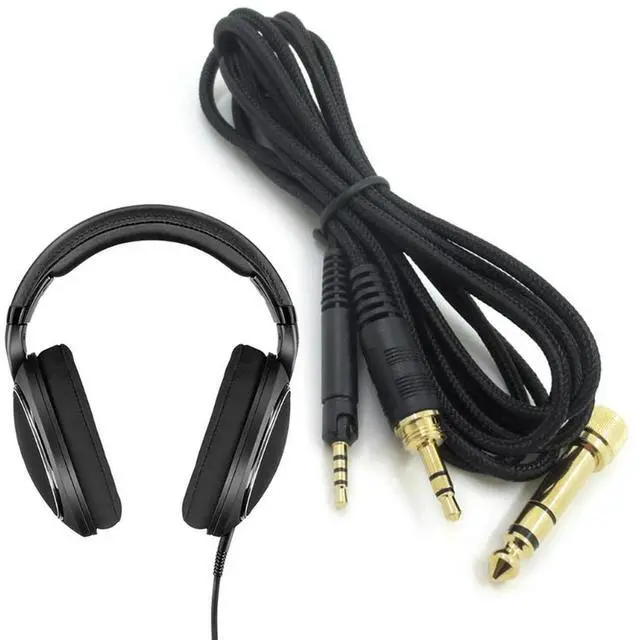 Alt view image 2 of 7 - Replacement 3.5mm to 2.5mm Earphone Cable for Sennheiser- HD598 HD599 HD569 HD579 HD518 Headset Audios Cord