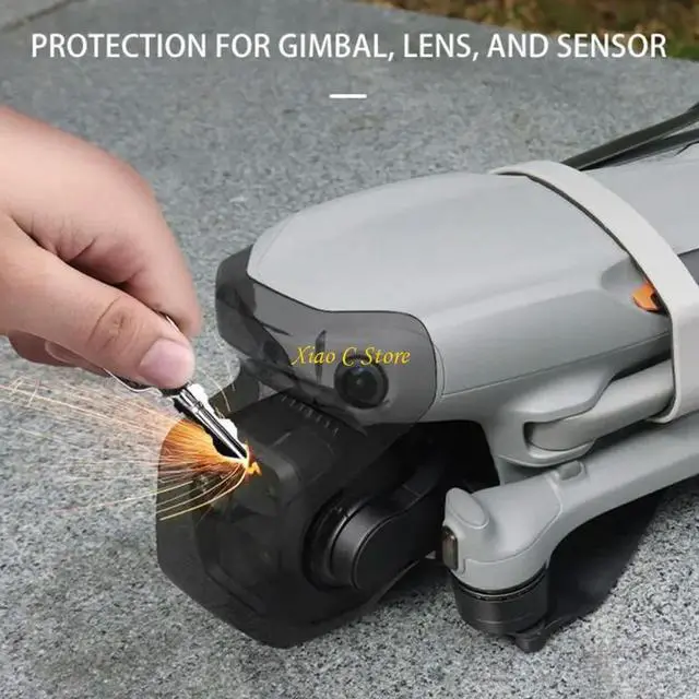 Alt view image 4 of 4 - Gimbals Protector Cover Camera Lens Caps for Air 3S Accessories Replacement Part Lens Cover Dustproof Caps