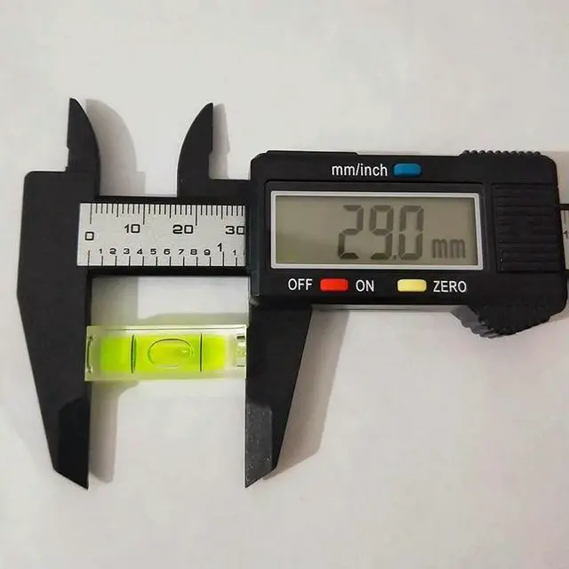 Main image of 10Pcs Mini Bubble Spirit Level 10X10X29mm Square Levels for Wall Frames Art Displays Picture Hanging RV Tripod Measuring