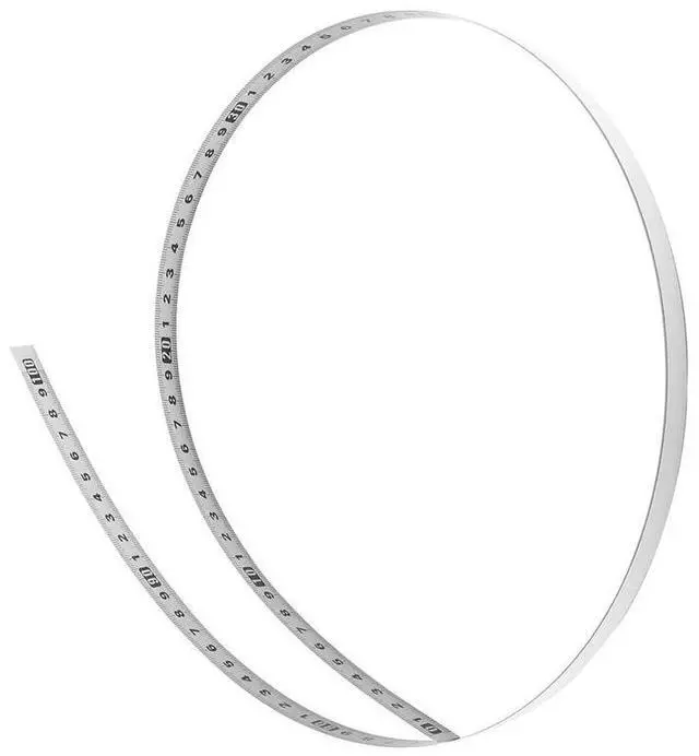 Main image of Stainless Steel Adhesive Scale Precision Woodworking Guide Rail Self-Adhesive Tape Measure Metal Ruler with Glue,C-100cm