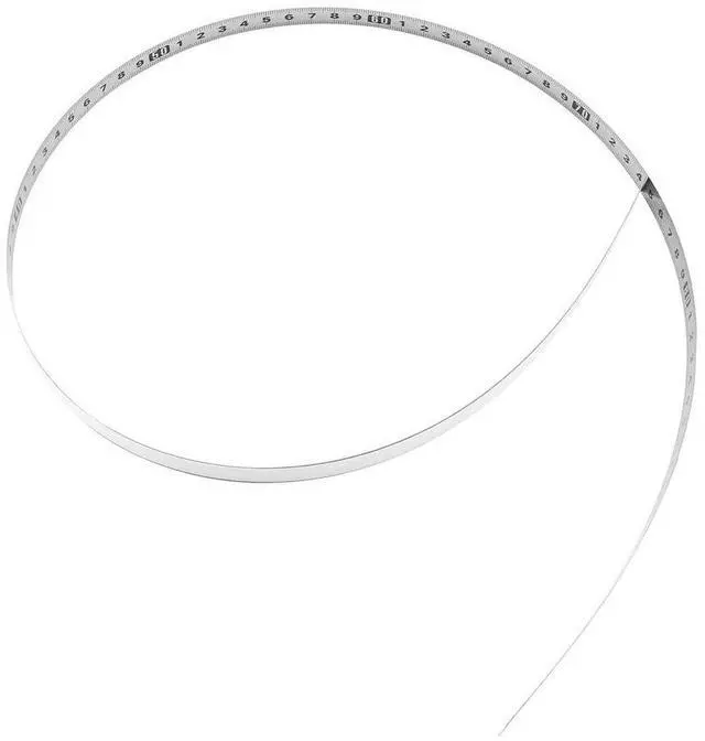 Alt view image 2 of 4 - Stainless Steel Adhesive Scale Precision Woodworking Guide Rail Self-Adhesive Tape Measure Metal Ruler with Glue,C-100cm