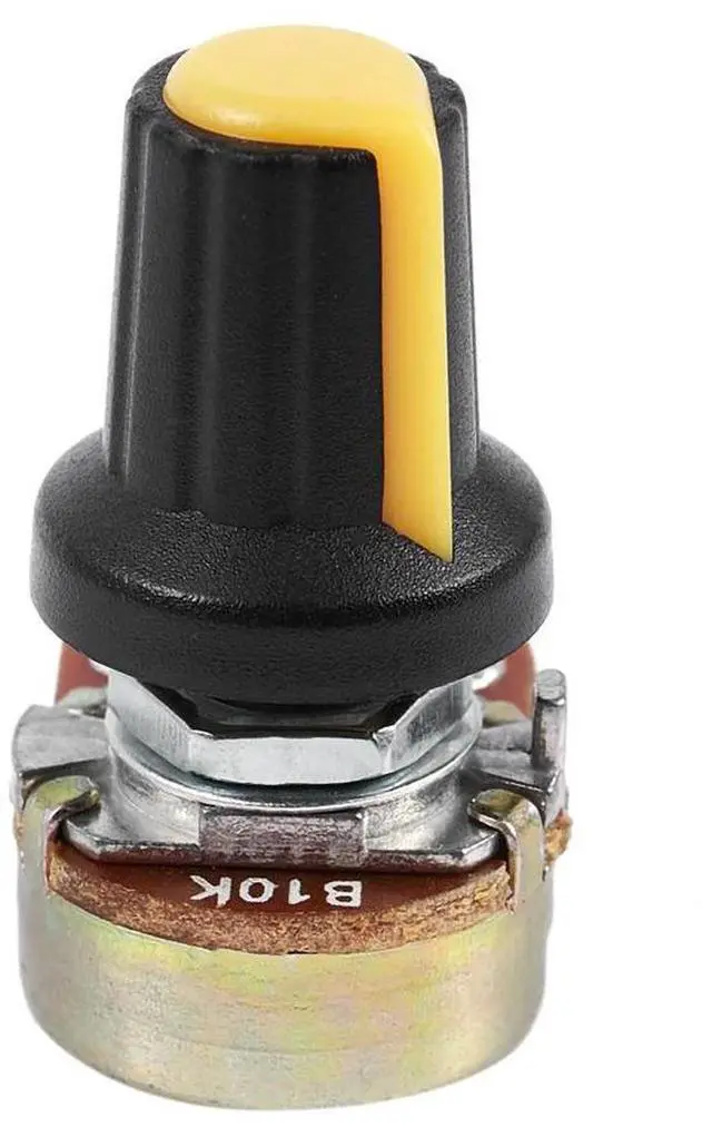 Alt view image 2 of 4 - 5pcs 10K OHM 3 Terminal Linear Taper Rotary Audio B Type Potentiometer