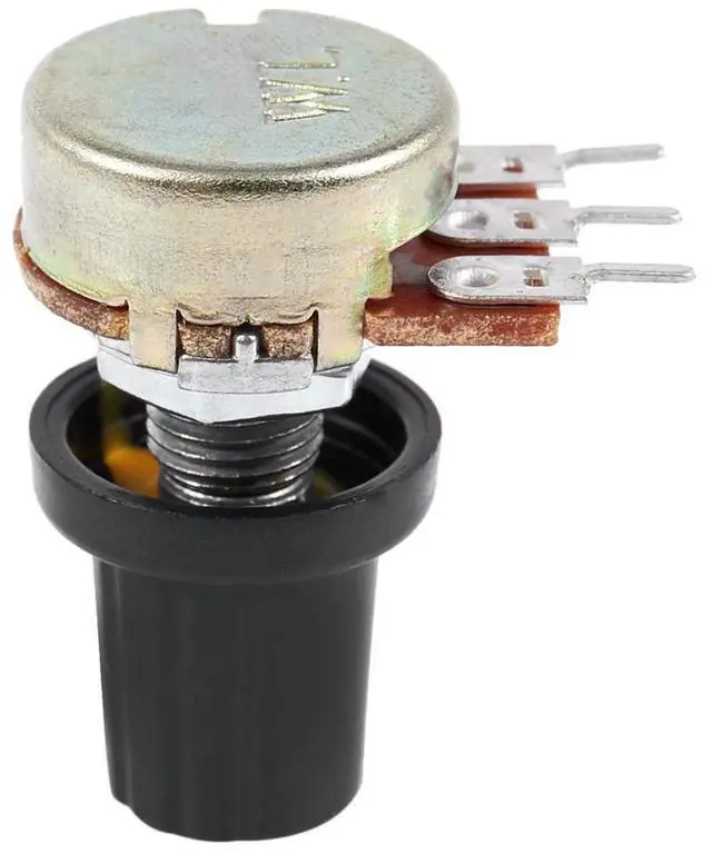 Alt view image 3 of 4 - 5pcs 10K OHM 3 Terminal Linear Taper Rotary Audio B Type Potentiometer