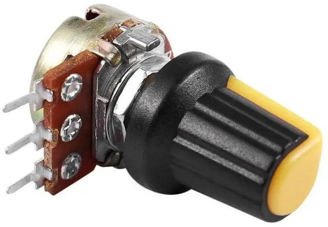 Alt view image 4 of 4 - 5pcs 10K OHM 3 Terminal Linear Taper Rotary Audio B Type Potentiometer