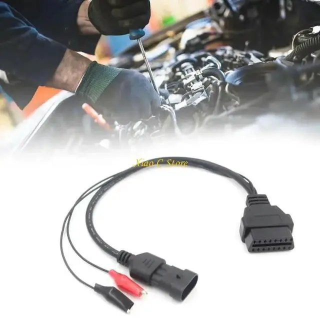 Alt view image 4 of 7 - Car Diagnostic Cable For Car 3 Pin to 16Pin OBDII OBD2 Connector