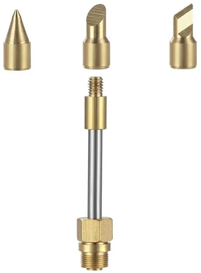 Alt view image 4 of 7 - 510 Interface Soldering Iron Tip USB Soldering Iron Tip Welding Tool 15W Cutter Head Horseshoe Shape Welding Tools
