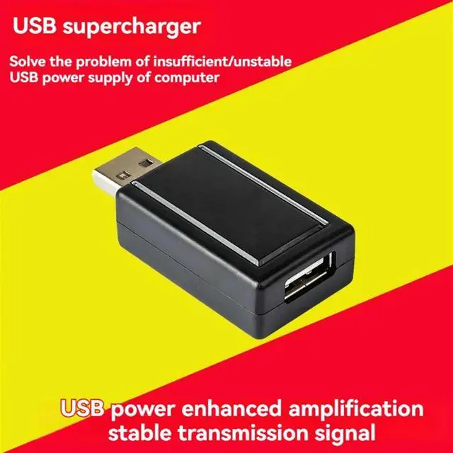 Alt view image 3 of 7 - USB Amplifier Boost Booster Stabilizer Adapter Connector Jack for Extension Cable GENESYS GL850G Chipset