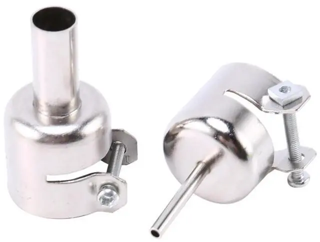 Alt view image 3 of 4 - 5 PCS Hot Air-Gun Nozzle Universal Gun Nozzle for 850 852D 898 858 Soldering Station Attachments