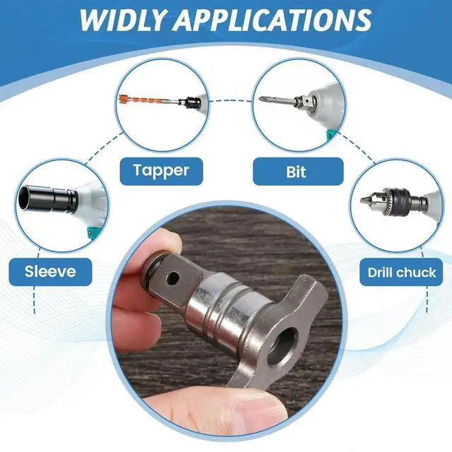 Alt view image 4 of 4 - 18V Electric Brushless Impact Wrench Shaft Accessories Dual Use Cordless Wrench Part Power Drill Tool Accessory