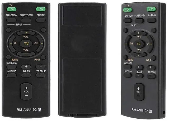 Alt view image 4 of 4 - RM-ANU192 Bluetooth Speaker Remote Control for Sound Bar SACT60BT SS-WCT60 SSWCT60 HT-CT60BT HTCT60BT SA-CT60BT