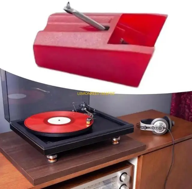Alt view image 3 of 4 - Moving Magnet Needle Phonograph Turntable Gramophone Record Player Needle