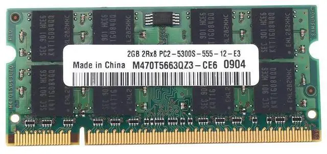 Alt view image 2 of 4 - DDR2 2GB RAM Memory PC2 5300 Laptop RAM Memoria SODIMM RAM 667MHz Memory 200Pin RAM Memory