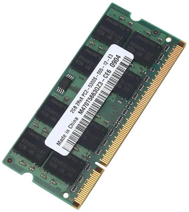 Alt view image 3 of 4 - DDR2 2GB RAM Memory PC2 5300 Laptop RAM Memoria SODIMM RAM 667MHz Memory 200Pin RAM Memory