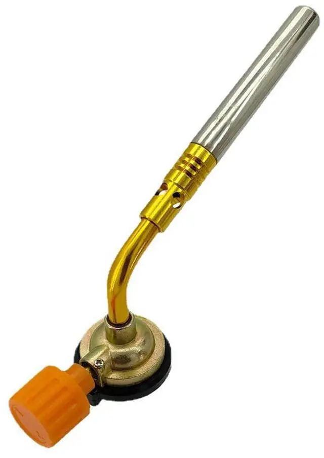 Alt view image 3 of 4 - Butane Welding Burner Gas Torch Outdoor Camping Barbecue Flame Thrower Portable Welding Equipment