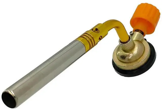 Alt view image 2 of 4 - Butane Welding Burner Gas Torch Outdoor Camping Barbecue Flame Thrower Portable Welding Equipment