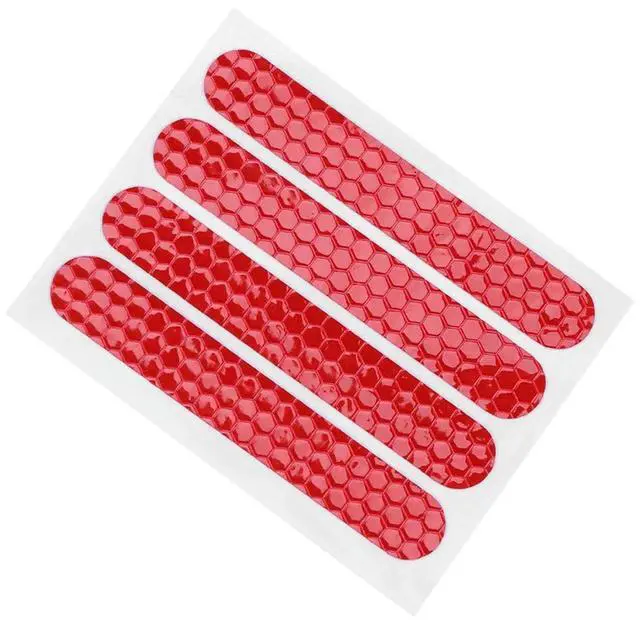 Main image of Front Rear Wheel Cover Protective Shell Reflective Sticker For Ninebot Max G30 Scooter Accessories 24PCS, Red
