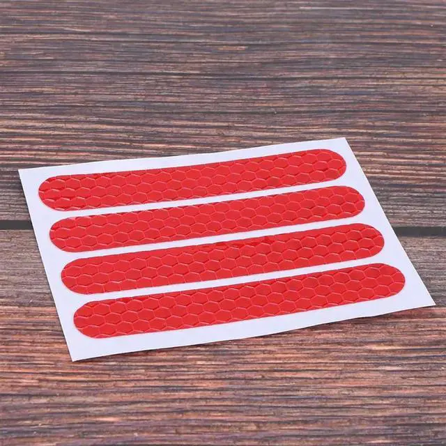 Alt view image 2 of 4 - Front Rear Wheel Cover Protective Shell Reflective Sticker For Ninebot Max G30 Scooter Accessories 24PCS, Red