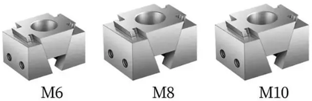 Alt view image 3 of 7 - Ok Fixture Wedge M6 Expansion Machine Tabletop Adjustable Side Fixed Clamp Sculpture Carving Tool Model Figures