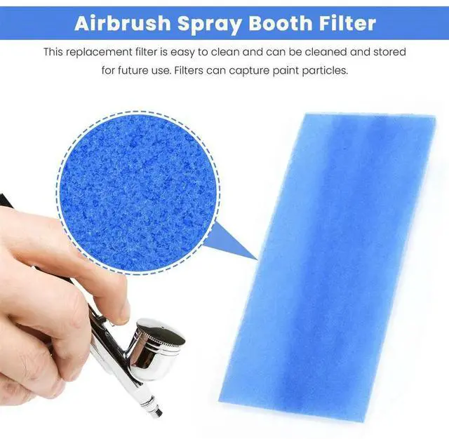 Alt view image 4 of 4 - Airbrush Hobby Airbrush Spray Booth Filter Set, Fiberglass Booth Replace Filter Compatible for , Paasche 2 Pieces