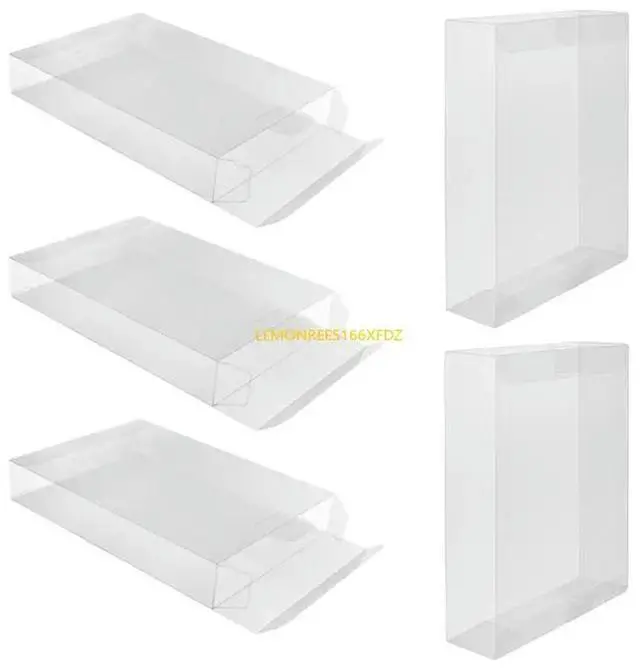 Main image of High Transparency Game Card Cartridge Organizers Case Storage Solution Set Of 5