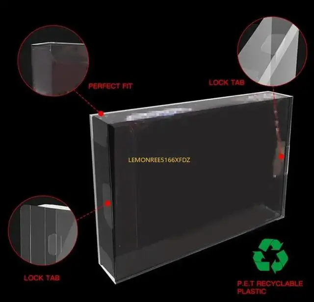 Alt view image 3 of 4 - High Transparency Game Card Cartridge Organizers Case Storage Solution Set Of 5