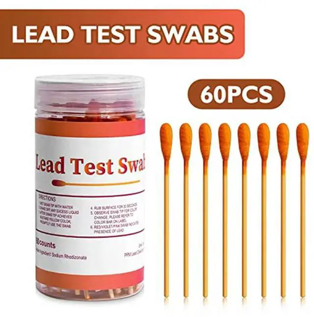 Alt view image 2 of 4 - Lead Paint Test Swabs Kit: 60 Pcs Lead Test Kit Swabs, Home Lead Test Kit, Lead Check Swabs, Lead Testing