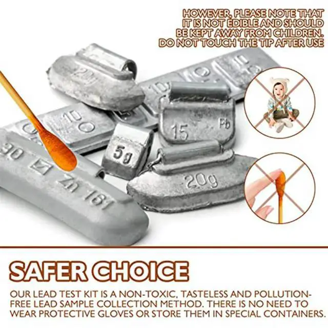Main image of Lead Paint Test Swabs Kit: 60 Pcs Lead Test Kit Swabs, Home Lead Test Kit, Lead Check Swabs, Lead Testing