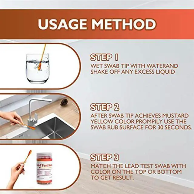 Alt view image 3 of 4 - Lead Paint Test Swabs Kit: 60 Pcs Lead Test Kit Swabs, Home Lead Test Kit, Lead Check Swabs, Lead Testing