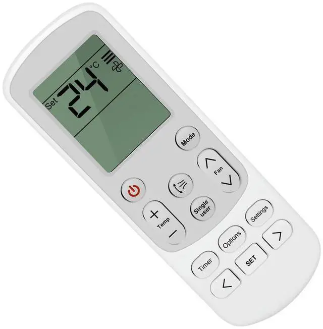 Alt view image 4 of 4 - Air Conditioning Remote Control Replacement Single User for DB93-15169G DB93-14643T AJ009JNNDCH DB93-15169E
