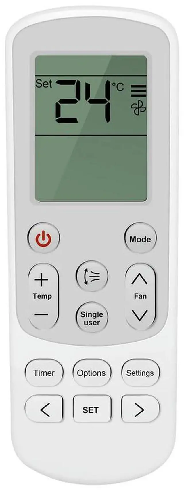 Alt view image 2 of 4 - Air Conditioning Remote Control Replacement Single User for DB93-15169G DB93-14643T AJ009JNNDCH DB93-15169E