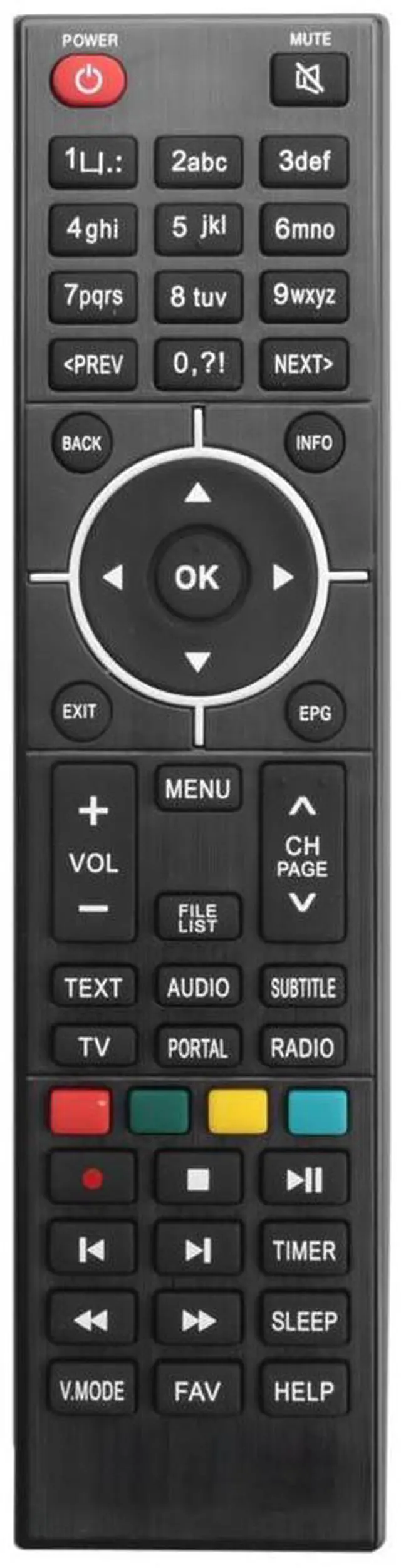 Alt view image 2 of 4 - Remote control of Zgemma Star HS /H2S /H2H /H5 /H5.2S Satellite Receiver Combo, Directly use