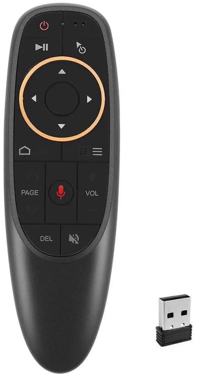 Alt view image 3 of 7 - G10S Air Mouse Voice Remote Control 2.4G USB Receiver for Android TV BOX PC Gyro Sensing Mini Wireless Smart Remote